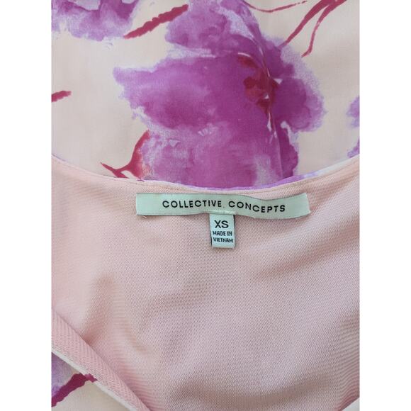 Collective Concepts Sz XS Pink Floral Nordstrom Dress - Picture 8 of 8